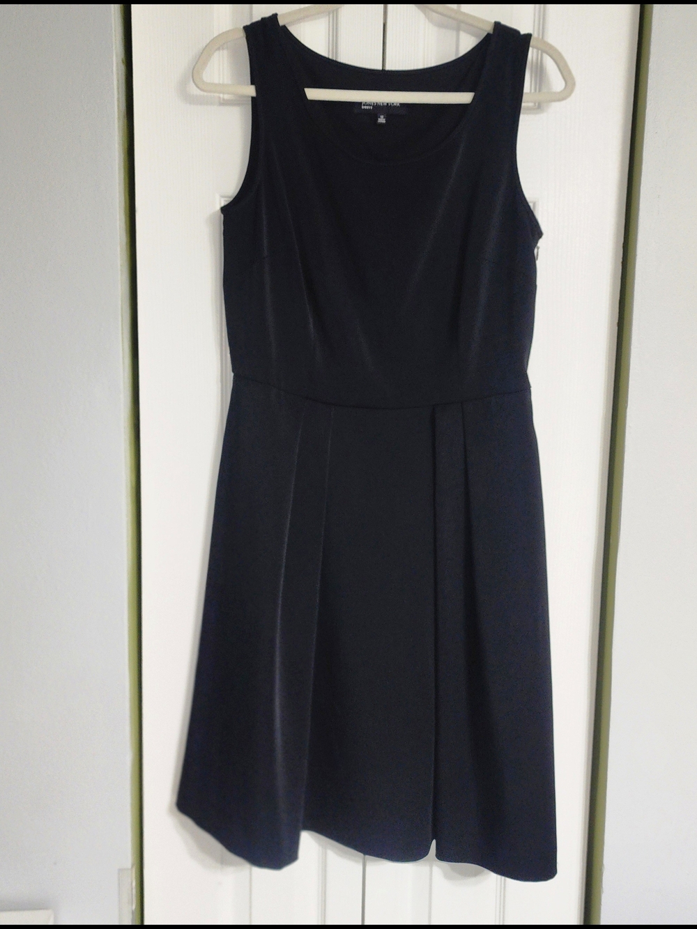 Jones New York Black Sleeveless Midi Dress Semi Formal Size 10